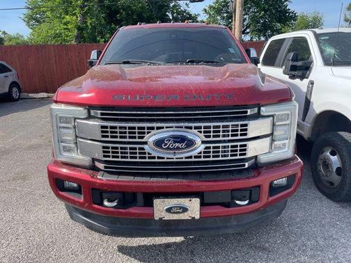 Red Metallic 2017 Ford F-350 Platinum