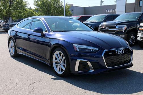 Mythos Black Metallic 2024 Audi A5 Sportback 45 S Line Premium Plus