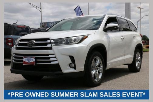 Blizzard Pearl 2017 Toyota Highlander Limited
