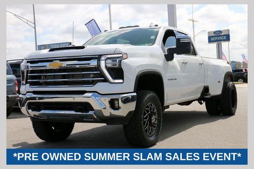Summit White 2025 Chevrolet Silverado 3500 LTZ
