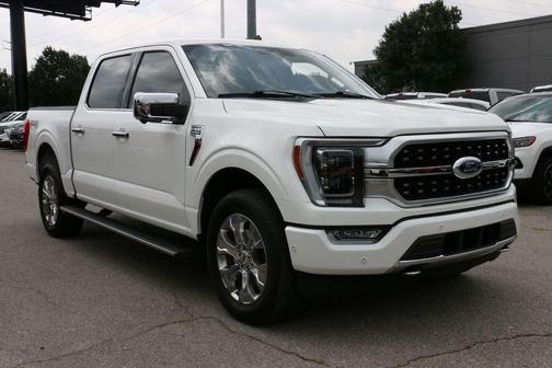 Star White Metallic Tri-Coat 2023 Ford F-150 Platinum