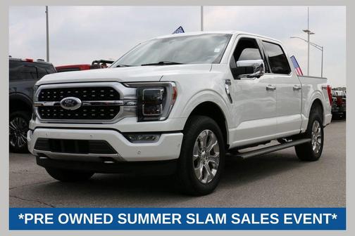 Star White Metallic Tri-Coat 2023 Ford F-150 Platinum