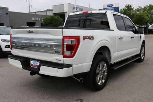 Star White Metallic Tri-Coat 2023 Ford F-150 Platinum