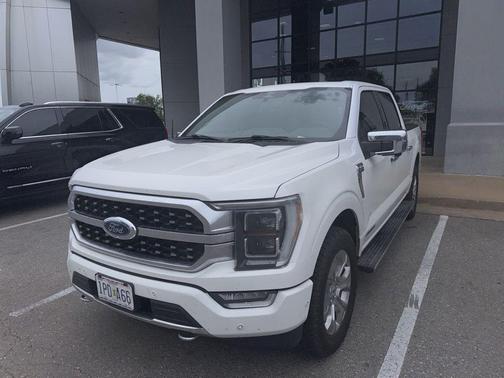 Star White Metallic Tri-Coat 2022 Ford F-150 Platinum