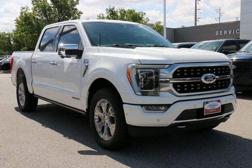 Star White Metallic Tri-Coat 2022 Ford F-150 Platinum