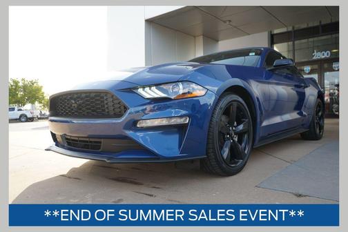 Atlas Blue Metallic 2023 Ford Mustang EcoBoost Premium