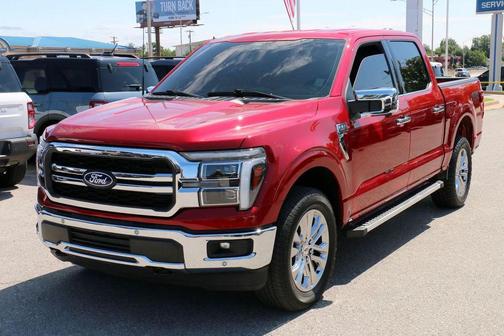 Rapid Red Metallic Tinted Clearcoat 2025 Ford F-150 Lariat