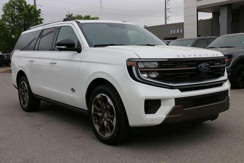 Star White Metallic Tri-Coat 2026 Ford Expedition Max King Ranch