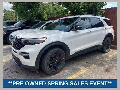 Star White Metallic Tri-Coat 2023 Ford Explorer ST