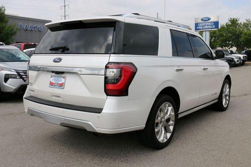 White Platinum Metallic Tri-Coat 2019 Ford Expedition Platinum