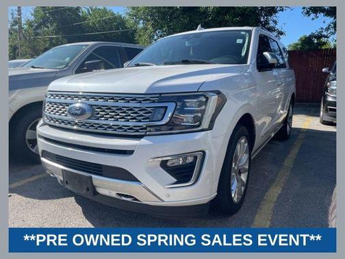 White Platinum Metallic Tri-Coat 2019 Ford Expedition Platinum