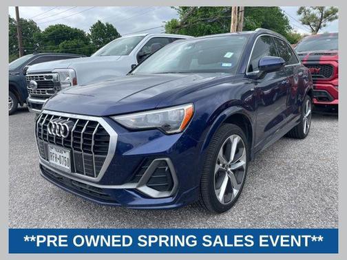 Blue Metallic 2021 Audi Q3 45 S line Premium
