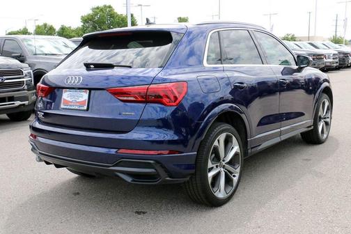 Blue Metallic 2021 Audi Q3 45 S line Premium