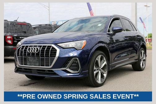 Blue Metallic 2021 Audi Q3 45 S line Premium