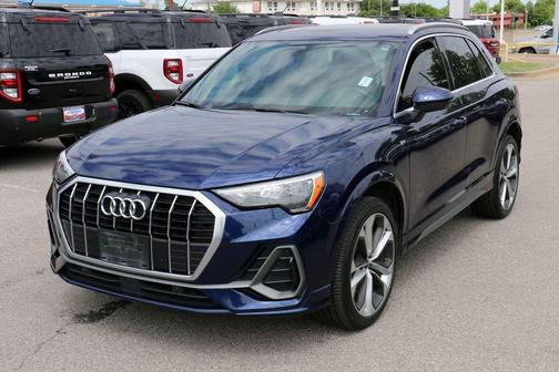 Blue Metallic 2021 Audi Q3 45 S line Premium