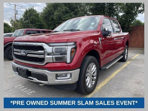 Rapid Red Metallic Tinted Clearcoat 2024 Ford F-150 Lariat