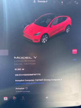 2021 Tesla Model Y Long Range Dual Motor All-Wheel Drive