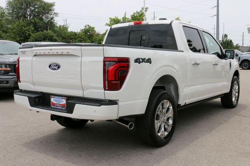 Star White Metallic Tri-Coat 2026 Ford F-150 Platinum
