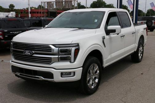Star White Metallic Tri-Coat 2026 Ford F-150 Platinum