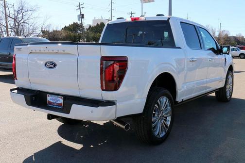 Star White Metallic Tri-Coat 2026 Ford F-150 Platinum