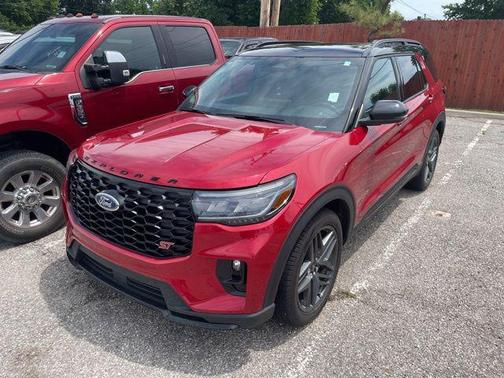 Rapid Red Metallic Tinted Clearcoat 2025 Ford Explorer ST