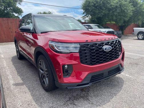 Rapid Red Metallic Tinted Clearcoat 2025 Ford Explorer ST