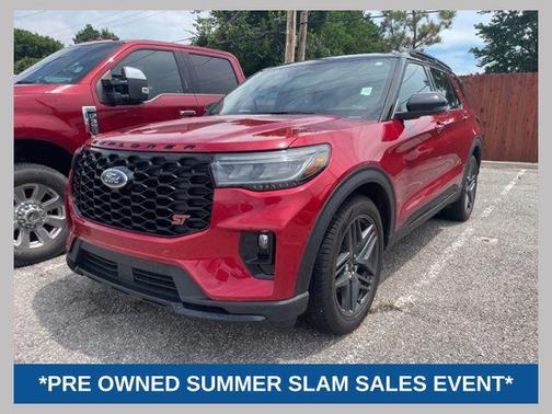 Rapid Red Metallic Tinted Clearcoat 2025 Ford Explorer ST
