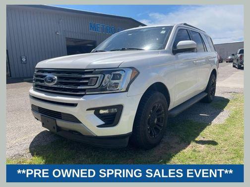 White Platinum Metallic Tri-Coat 2019 Ford Expedition XLT