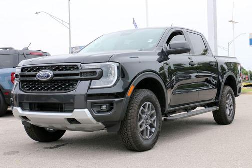 Shadow Black 2025 Ford Ranger XLT