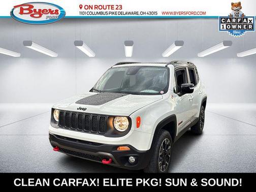 Alpine White Clearcoat 2023 Jeep Renegade Trailhawk