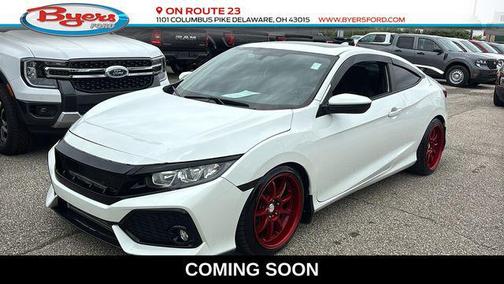 Platinum White Pearl 2019 Honda Civic Si Base