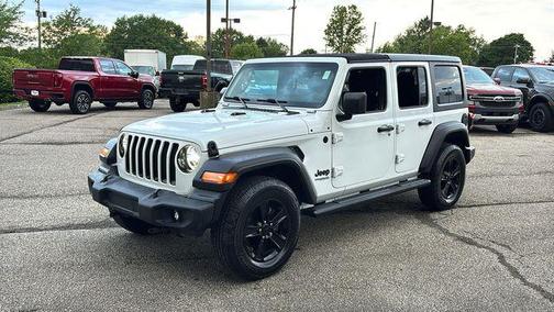 Bright White Clearcoat 2020 Jeep Wrangler Unlimited Sport Altitude