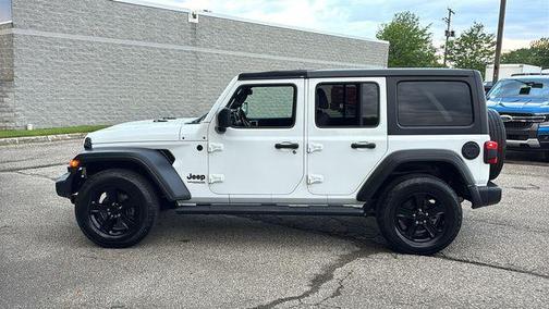 Bright White Clearcoat 2020 Jeep Wrangler Unlimited Sport Altitude
