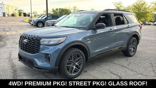 Vapor Blue Metallic 2026 Ford Explorer ST-Line