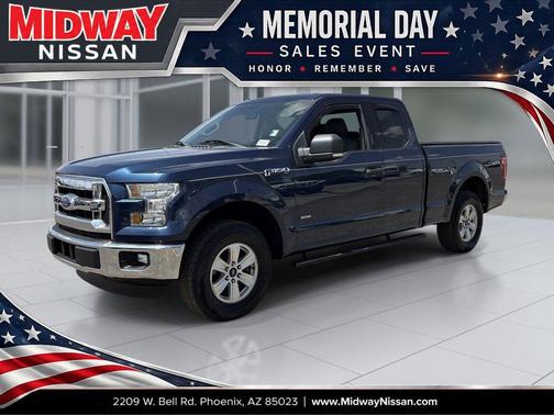 Blue 2016 Ford F-150 XLT
