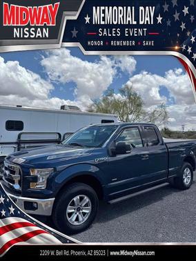 Blue 2016 Ford F-150 XLT