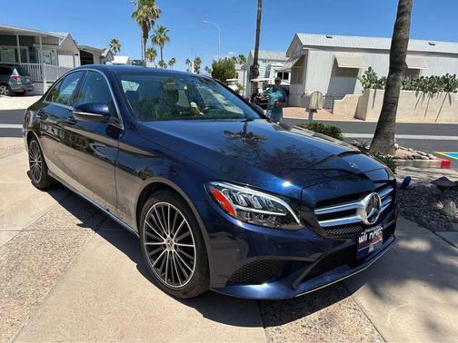 Blue 2019 Mercedes-Benz C-Class C 300