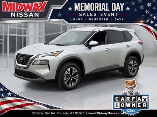 Brilliant Silver Metallic 2023 Nissan Rogue SV