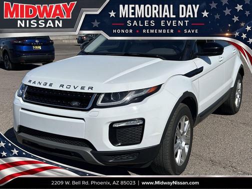 White 2017 Land Rover Range Rover Evoque SE