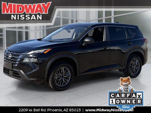 Super Black 2024 Nissan Rogue S