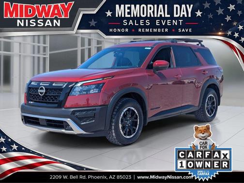 Scarlet Ember Tintcoat 2025 Nissan Pathfinder Rock Creek 4WD