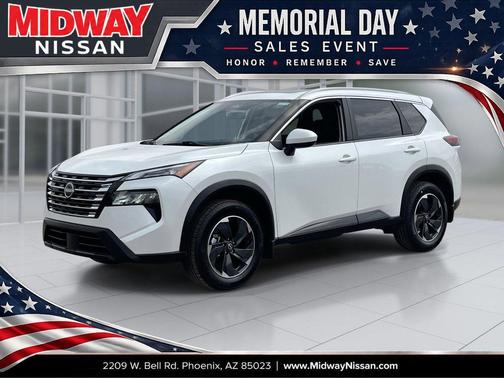 Everest White Pearl 2024 Nissan Rogue SV