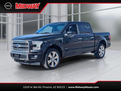 Shadow Black 2017 Ford F-150 Limited
