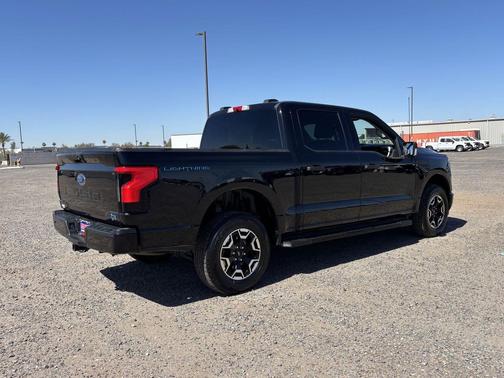Agate Black Metallic 2023 Ford F-150 Lightning XLT