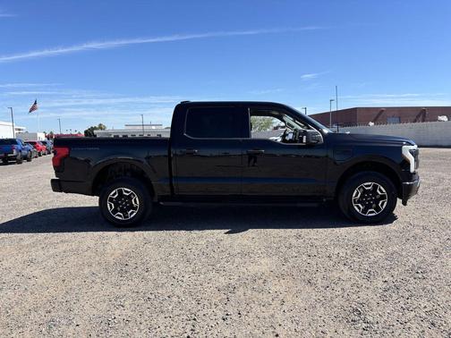 Agate Black Metallic 2023 Ford F-150 Lightning XLT
