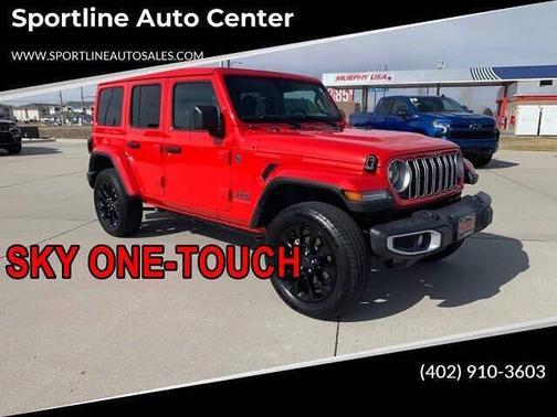 Firecracker Red Clear Coat 2025 Jeep Wrangler 4xe Sahara