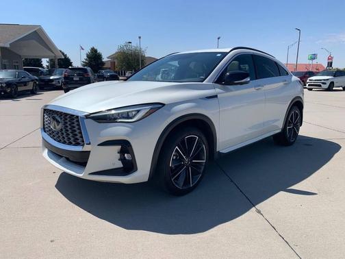 Radiant White 2023 INFINITI QX55 ESSENTIAL