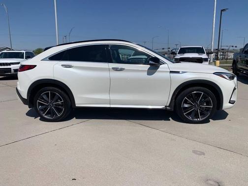 Radiant White 2023 INFINITI QX55 ESSENTIAL