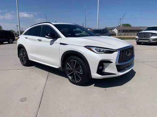 Radiant White 2023 INFINITI QX55 ESSENTIAL