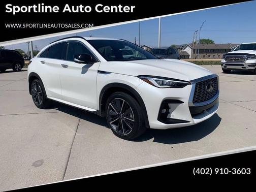 Radiant White 2023 INFINITI QX55 ESSENTIAL